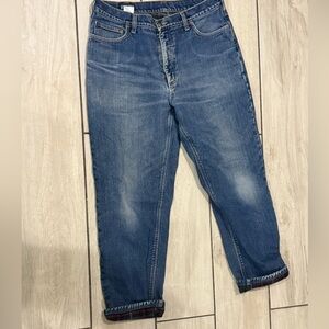 Lands End Men’s size 36 flannel Jean EUC